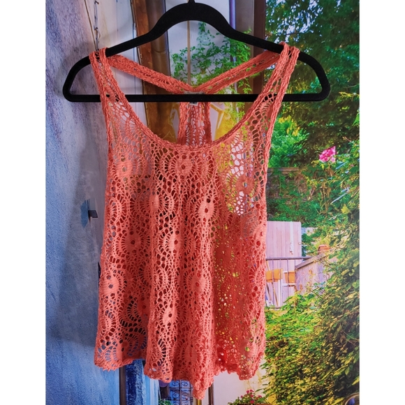 Ecote - Coral Cover Up Top - Picture 1 of 3